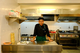 Kitchen with Chef 
